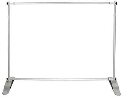 Indoor banner stand assembly