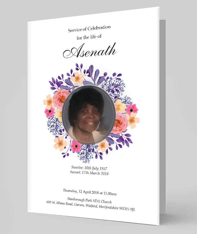 Order of services, printers luton, dunstable, funeral books