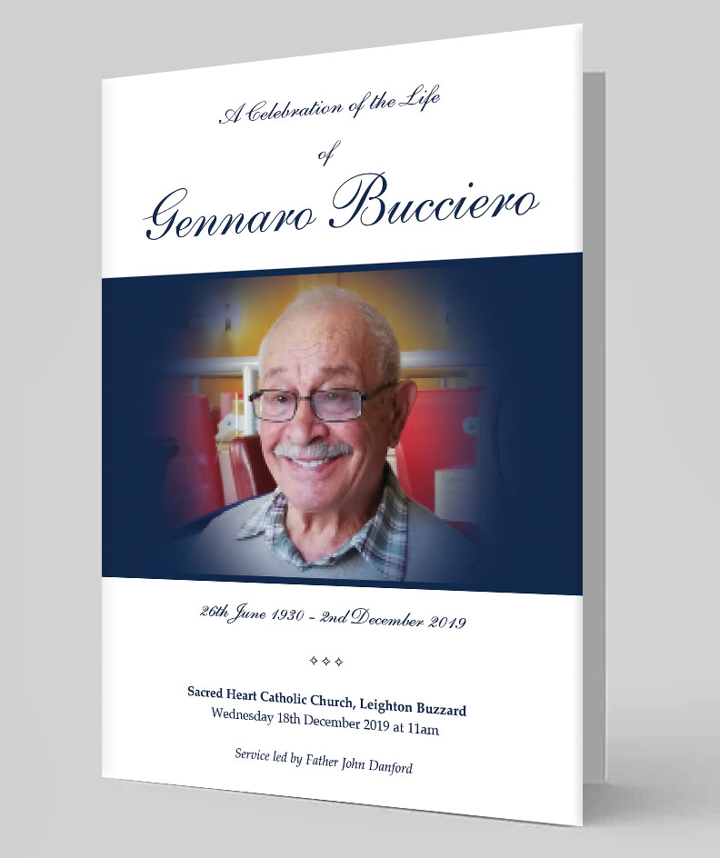Order of services, printers luton, dunstable, funeral books