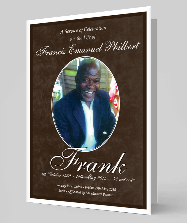 Order of services, printers luton, dunstable, funeral books