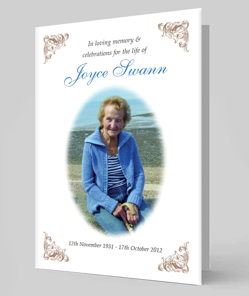 Order of services, printers luton, dunstable, funeral books