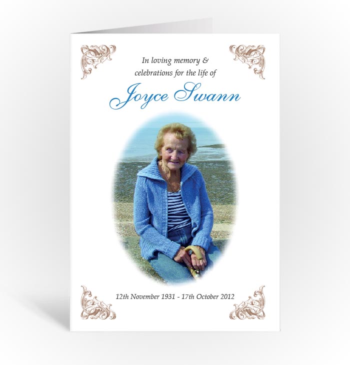 Order of services, printers luton, dunstable, funeral books
