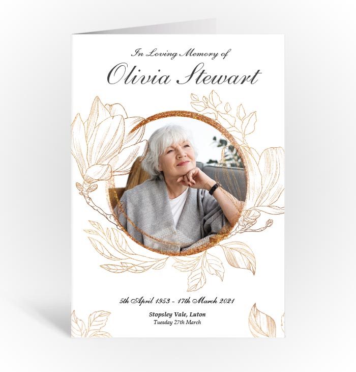 Order of services, printers luton, dunstable, funeral books
