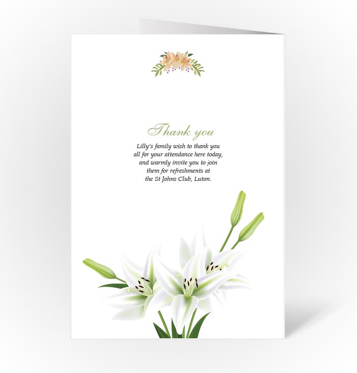 Order of services, printers luton, dunstable, funeral books