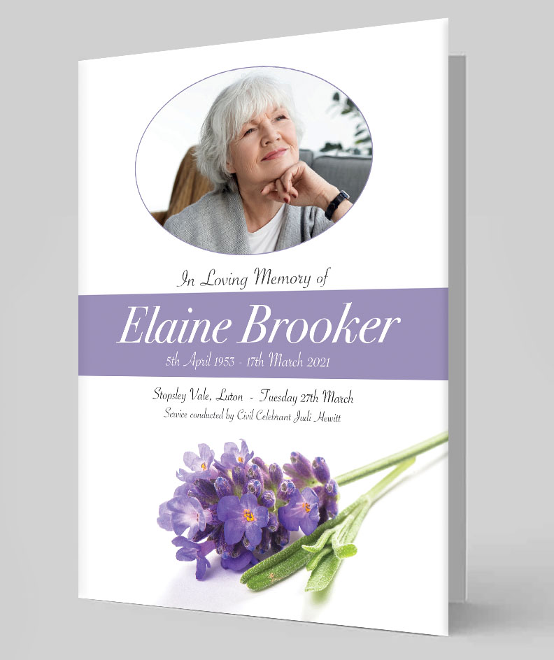 Order of services, printers luton, dunstable, funeral books
