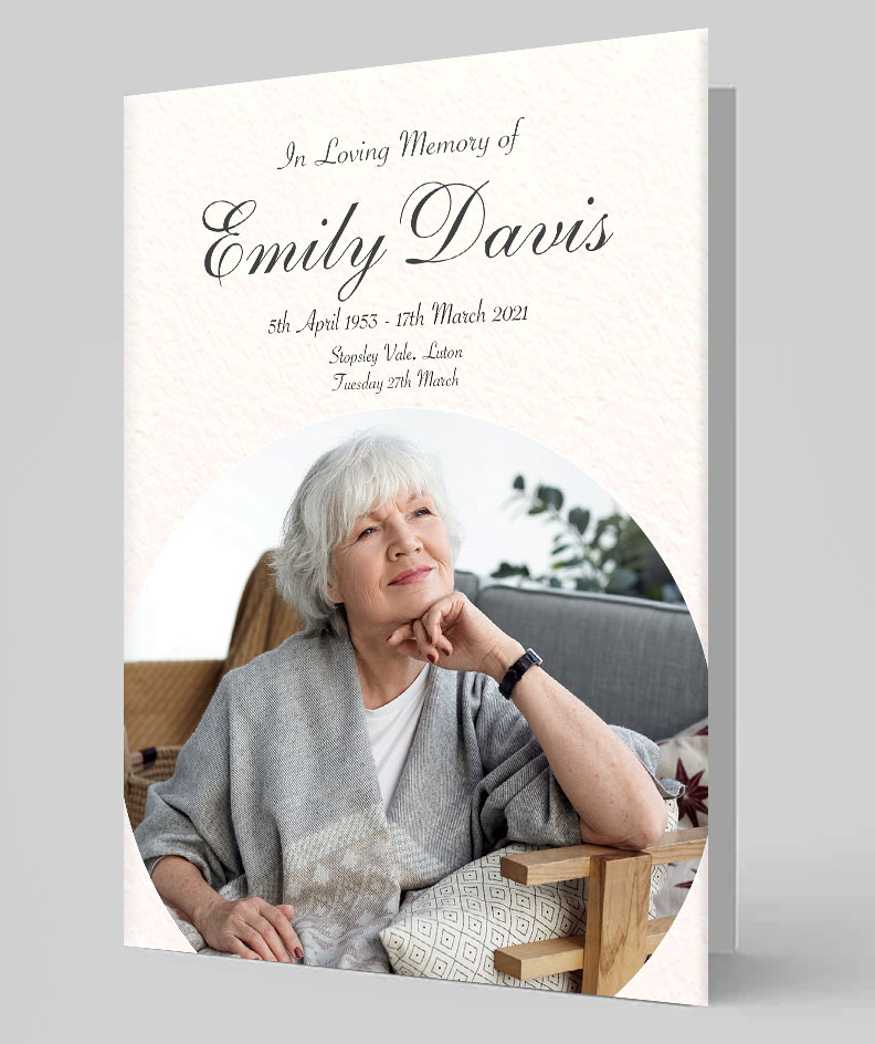Order of services, printers luton, dunstable, funeral books