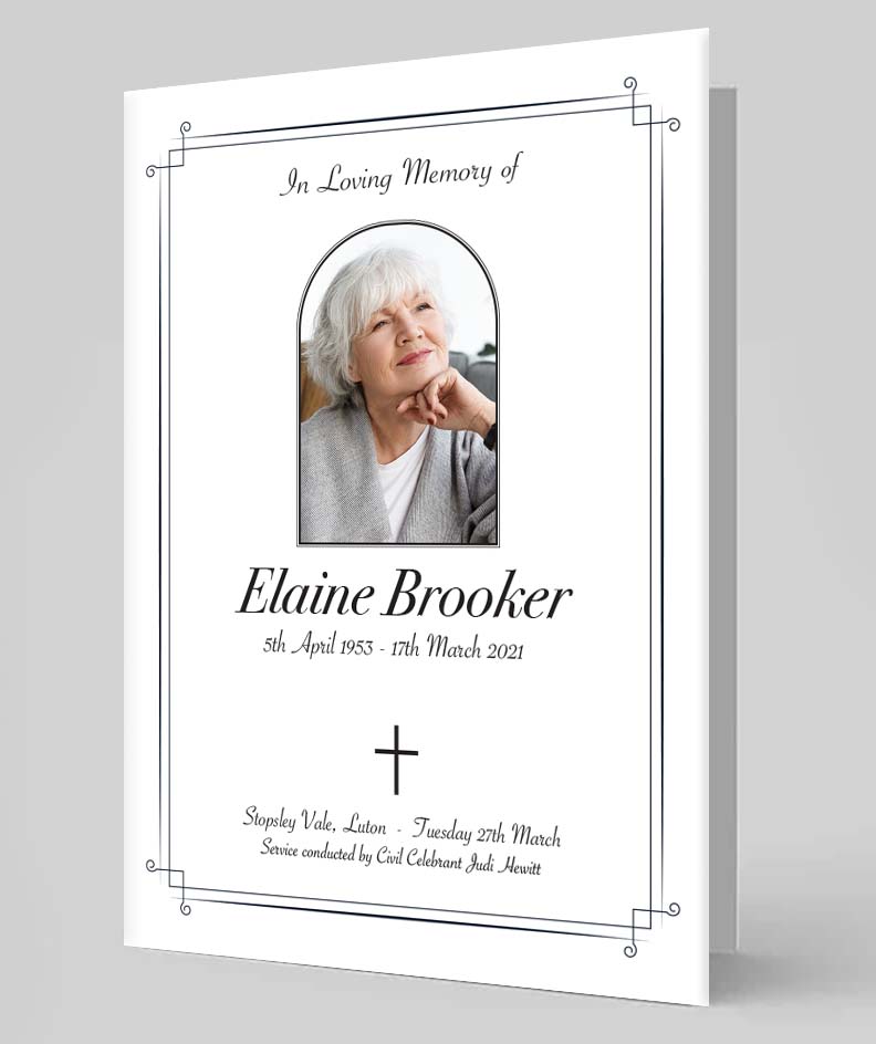 Order of services, printers luton, dunstable, funeral books