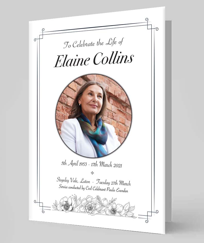 Order of services, printers luton, dunstable, funeral books
