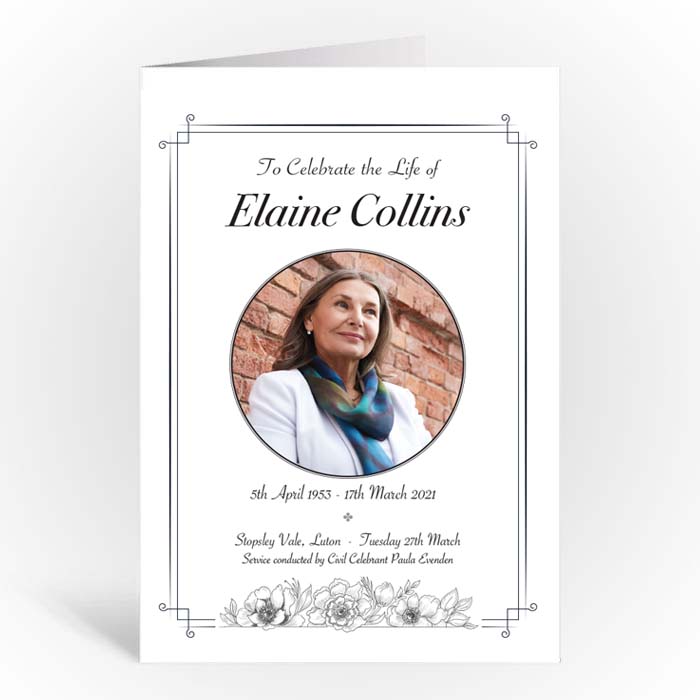 Order of services, printers luton, dunstable, funeral books