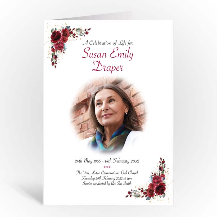 Order of services, printers luton, dunstable, funeral books