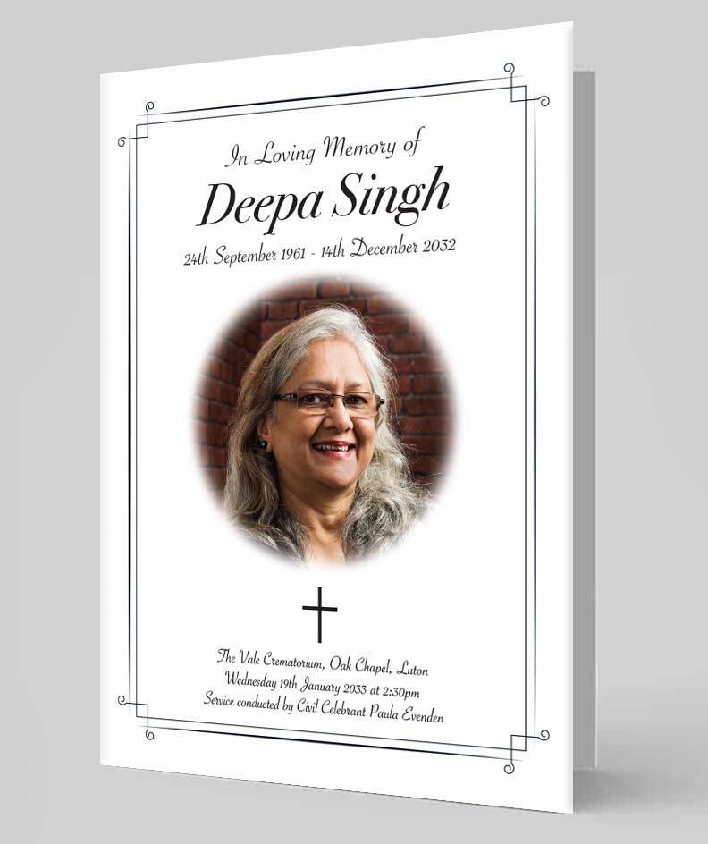 Order of services, printers luton, dunstable, funeral books