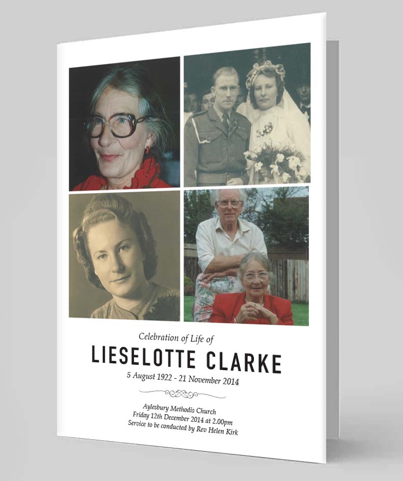 Order of services, printers luton, dunstable, funeral books