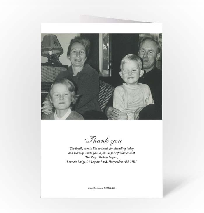 Order of services, printers luton, dunstable, funeral books