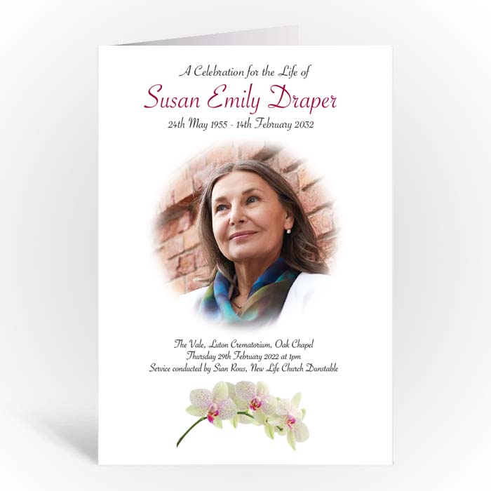 Order of services, printers luton, dunstable, funeral books