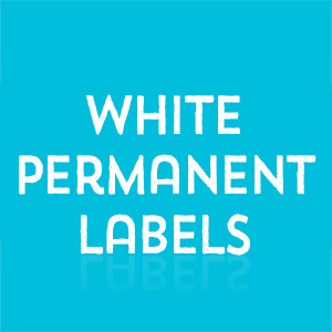 white permanent  labels stickers printing luton