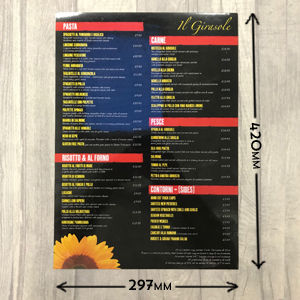 Dimensions for A3 flyers & leaflets printing in Luton Printers / Luton Print shop