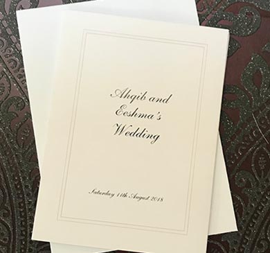 Asian Wedding invites Luton, Indian Wedding Invitations Luton