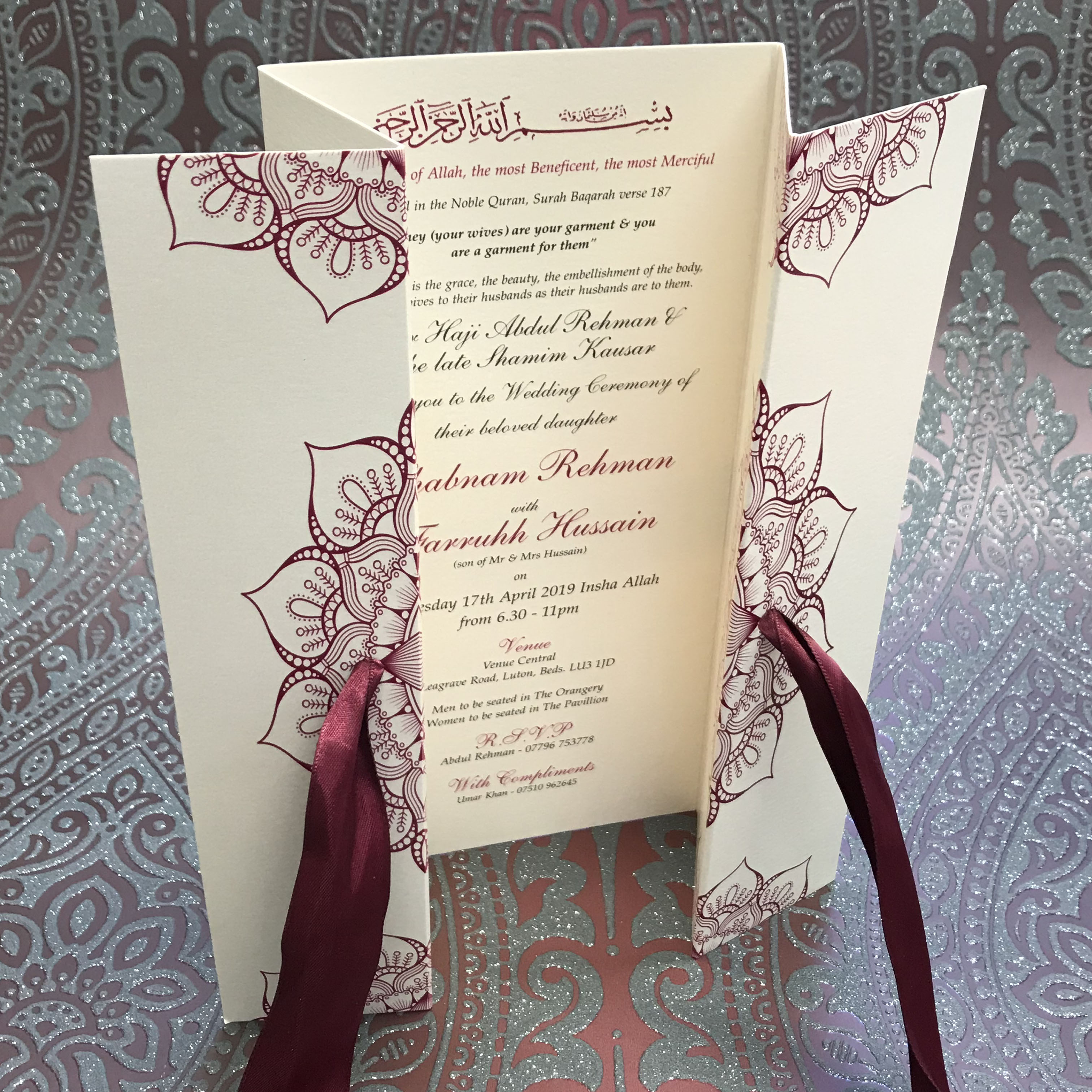 Asian Wedding invites Luton, Indian Wedding Invitations Luton
