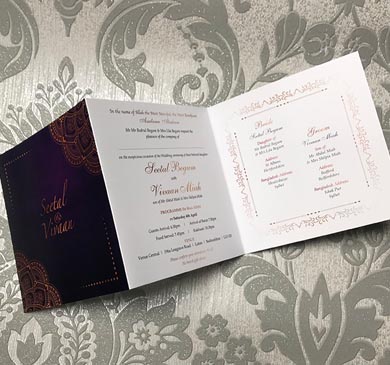 Asian Wedding invites Luton, Indian Wedding Invitations Luton
