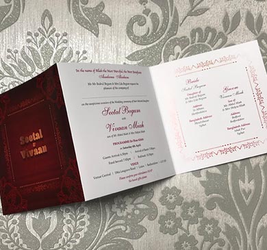 Asian Wedding invites Luton, Indian Wedding Invitations Luton