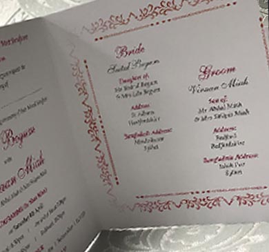 Asian Wedding invites Luton, Indian Wedding Invitations Luton