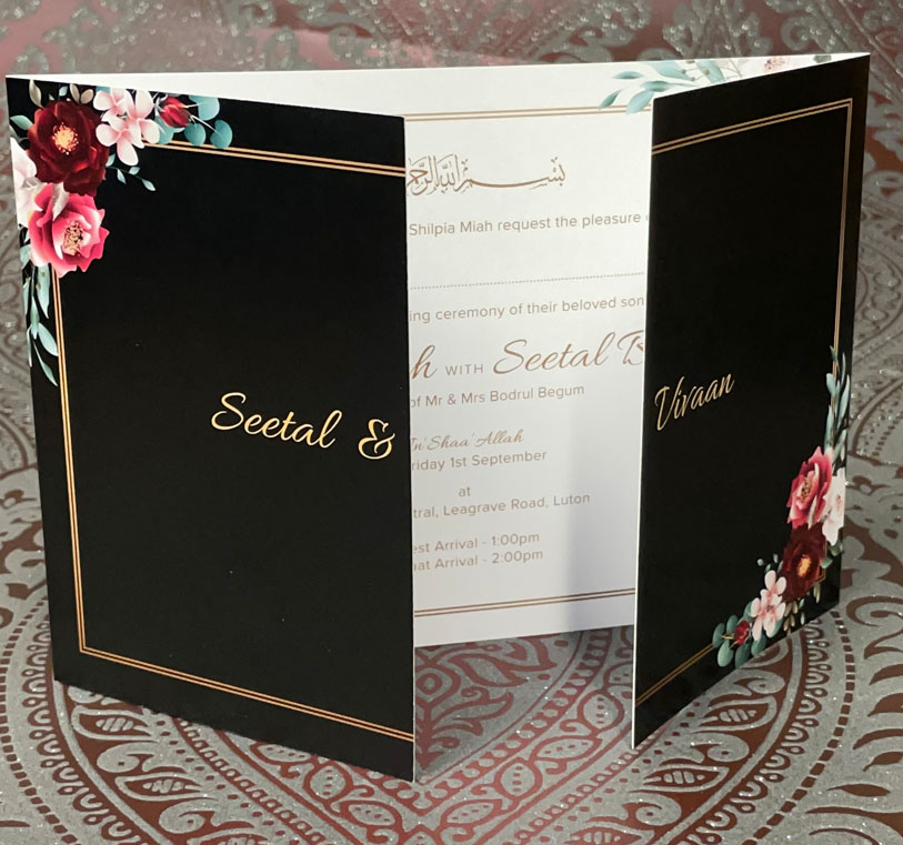 Asian Wedding invites Luton, Indian Wedding Invitations Luton