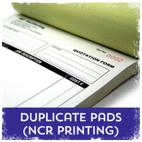Duplicate Forms (ncr) printing in Luton Printers / Luton Print shop