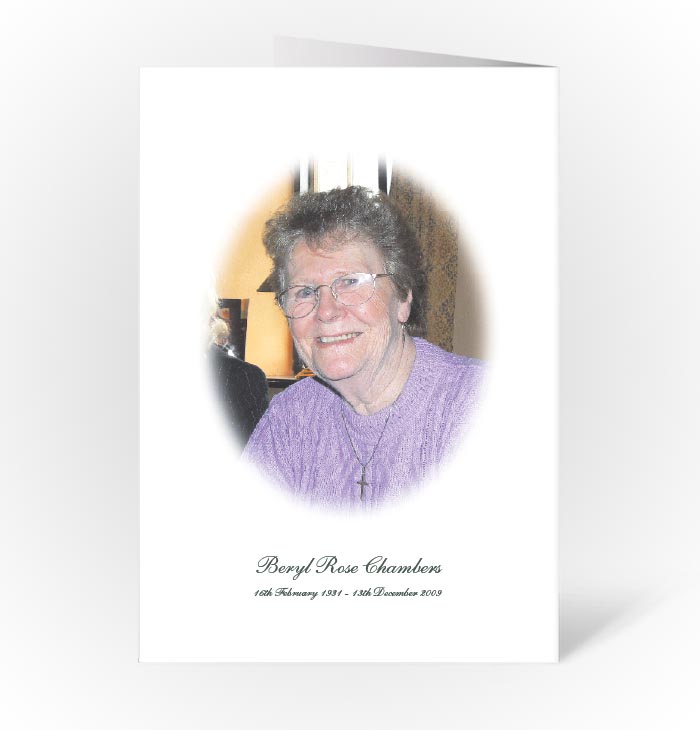 Funeral books, funeral order of services printing Luton