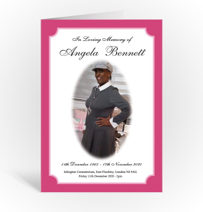 Funeral books, funeral order of services printing Luton