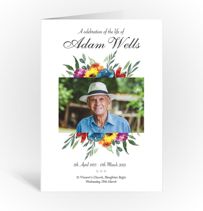 Funeral books, funeral order of services printing Luton