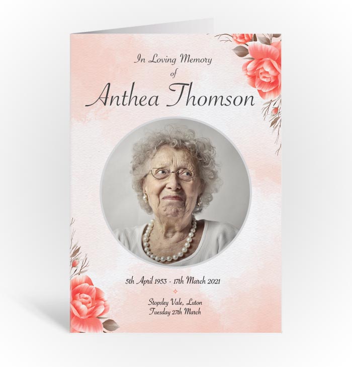 Funeral books, funeral order of services printing Luton