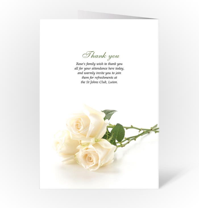 Funeral books, funeral order of services printing Luton