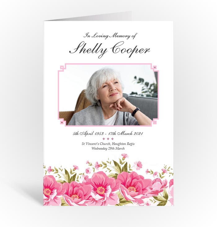 Funeral books, funeral order of services printing Luton