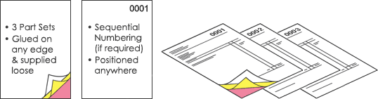 3 Part NCR printing in Luton